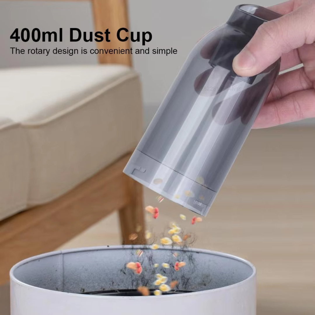 Portable Cordless Car Vacuum Cleaner with USB-C Charging | Luxenique