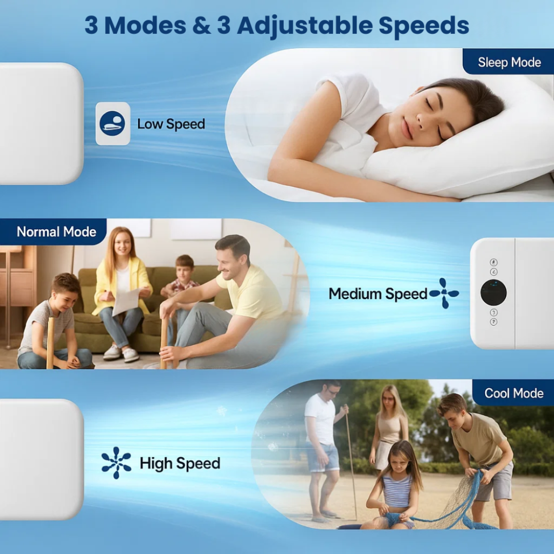 Portable Air Cooler with Remote Control and 4L Tank | Luxenique