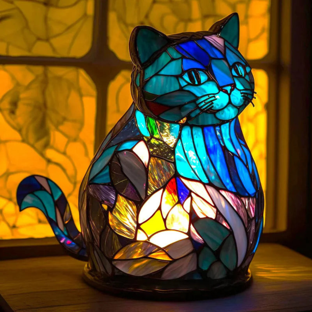 Animal Table Lamp –Stained Glass Style | Luxenique