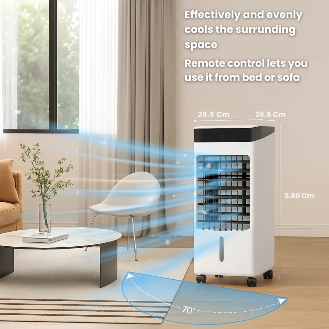Portable Air Cooler with Remote Control and 4L Tank | Luxenique