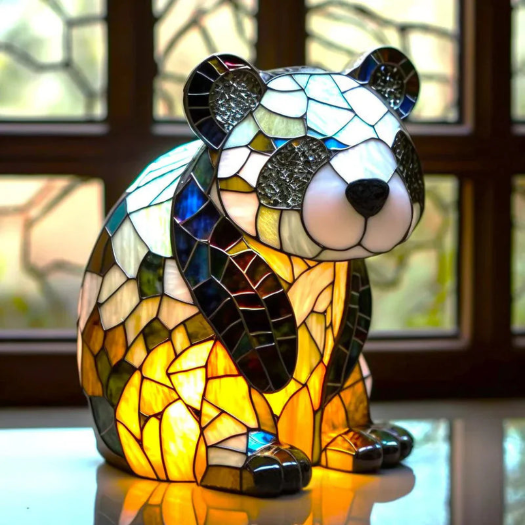 Animal Table Lamp –Stained Glass Style | Luxenique