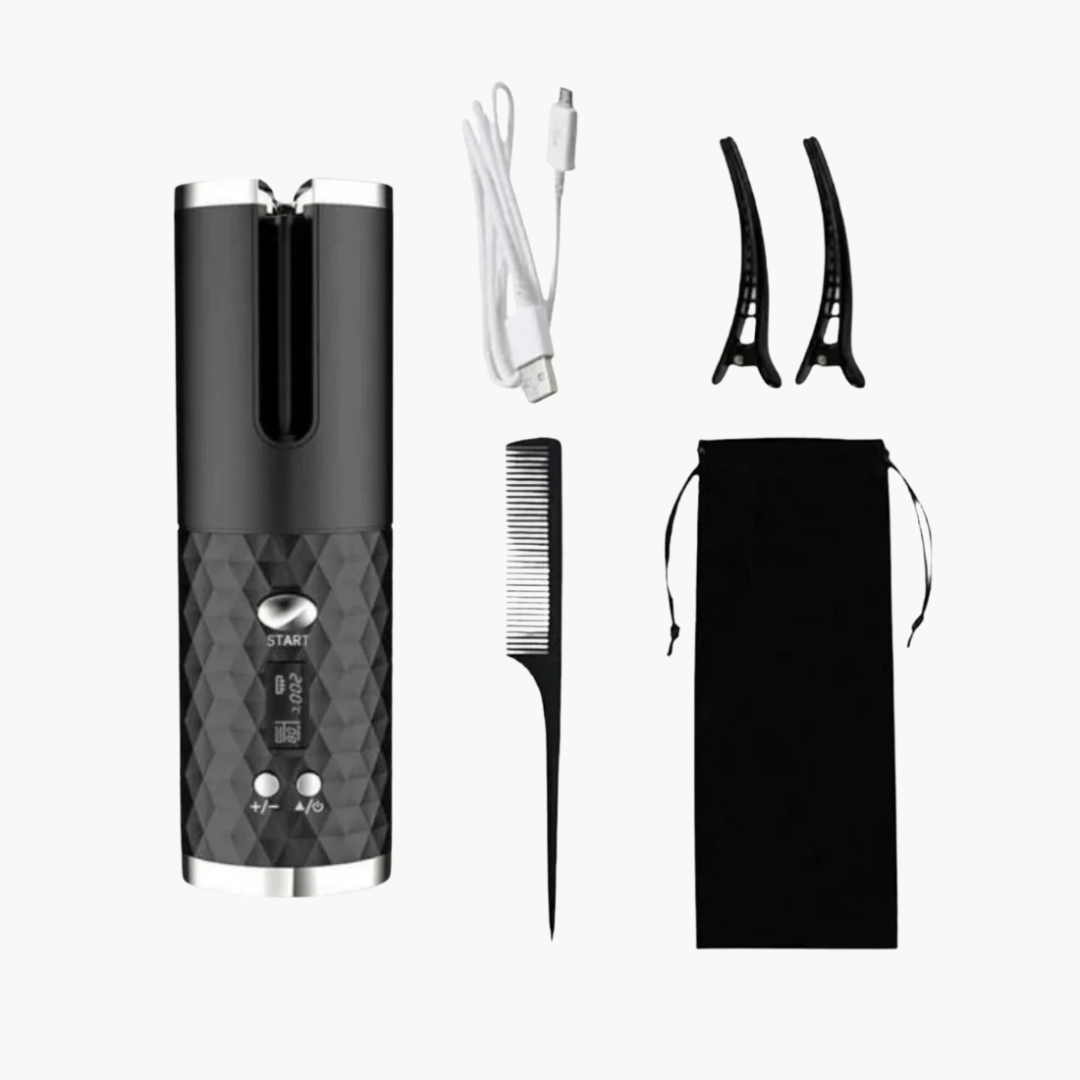 Cordless Automatic Hair Curler | Luxenique