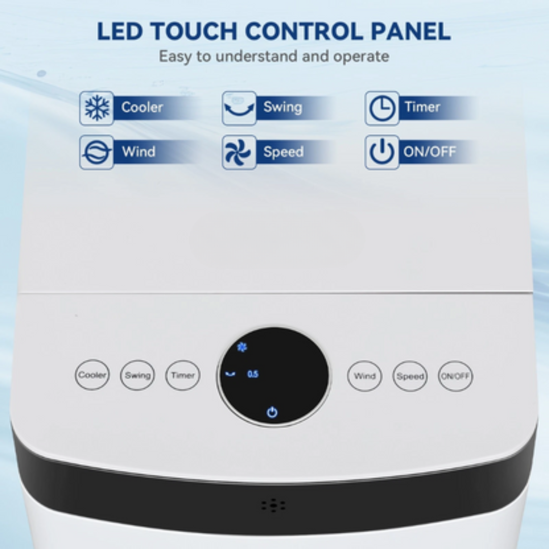 Portable Air Cooler with Remote Control and 4L Tank | Luxenique