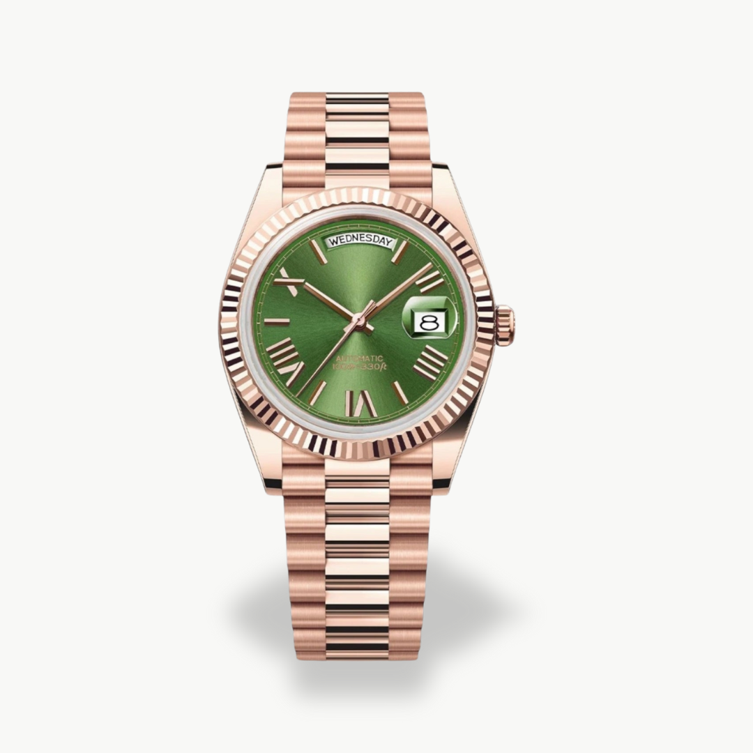Men's Automatic Watch with Metal Band