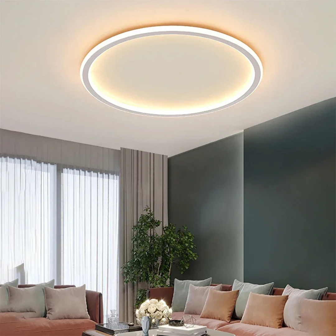 Scandinavian LED Ceiling Light – Dimmable, Warm White | Luxenique