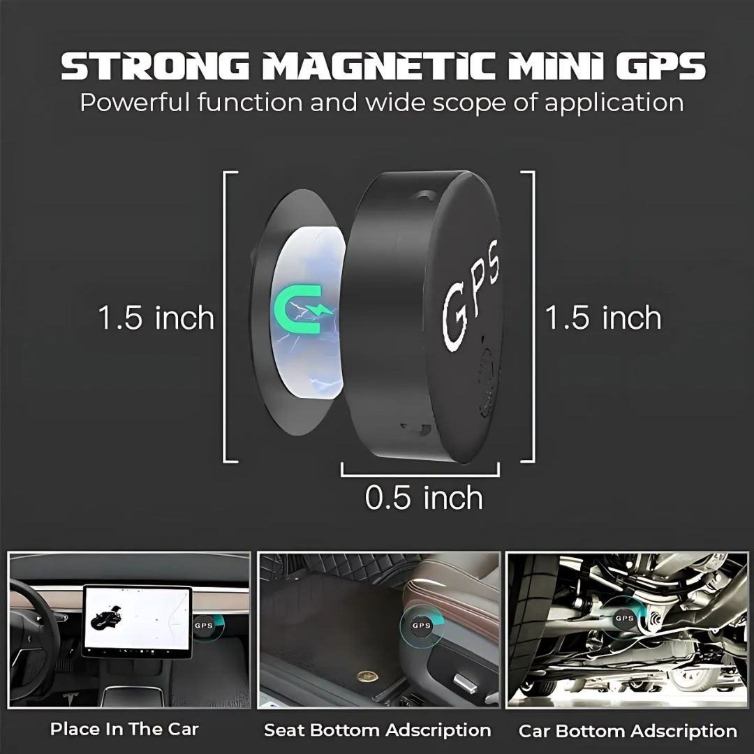 Portable GPS Tracker with Magnetic Attachment and Mobile App | Luxenique