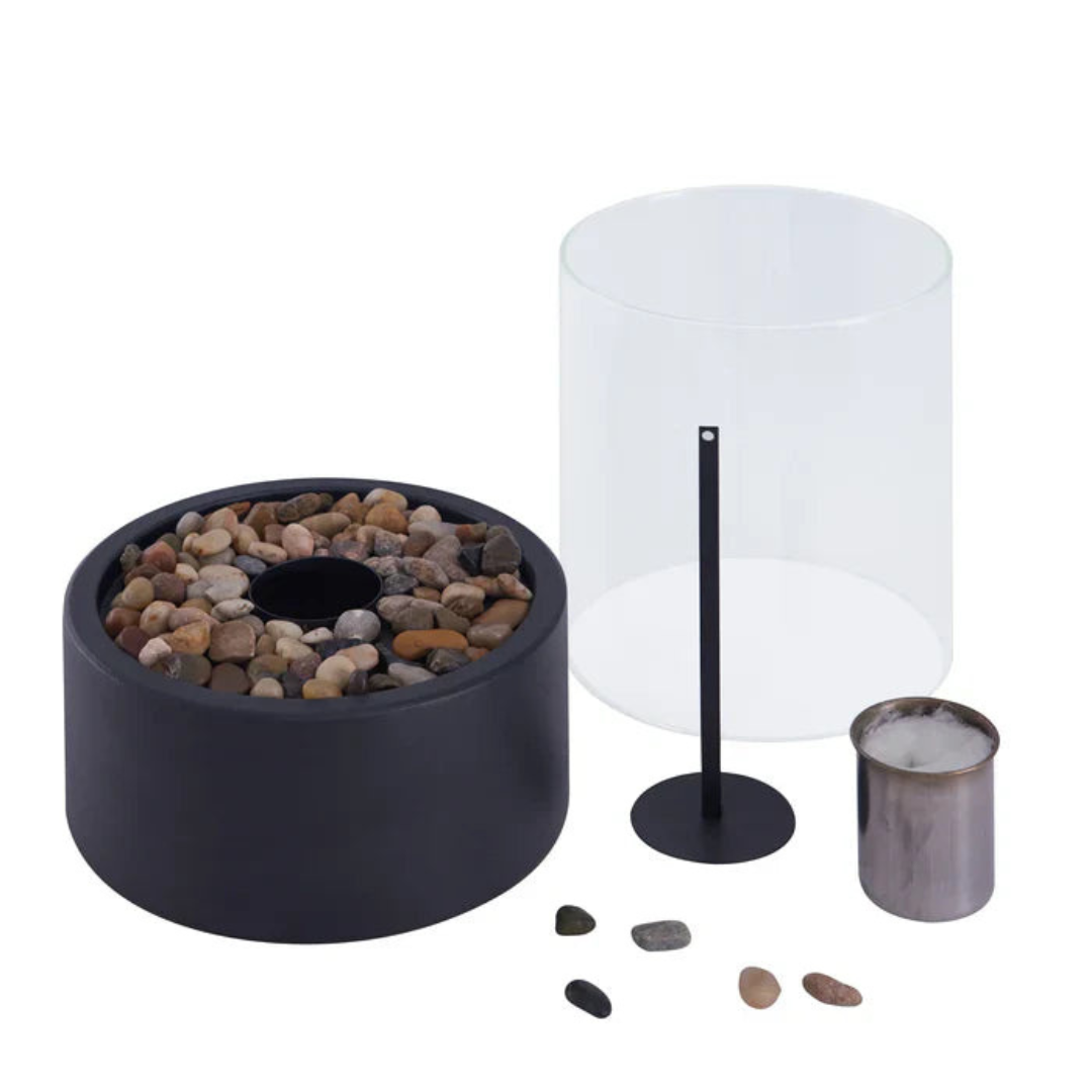 GlowLuxe Portable Table Fire Lantern | Luxenique