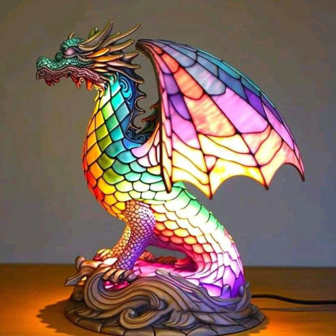Animal Table Lamp –Stained Glass Style | Luxenique