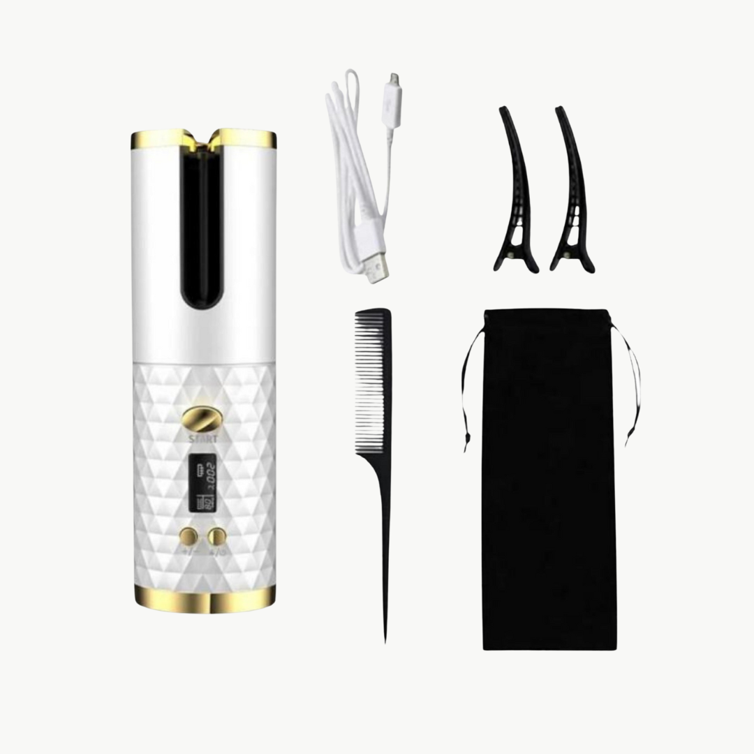 Cordless Automatic Hair Curler | Luxenique