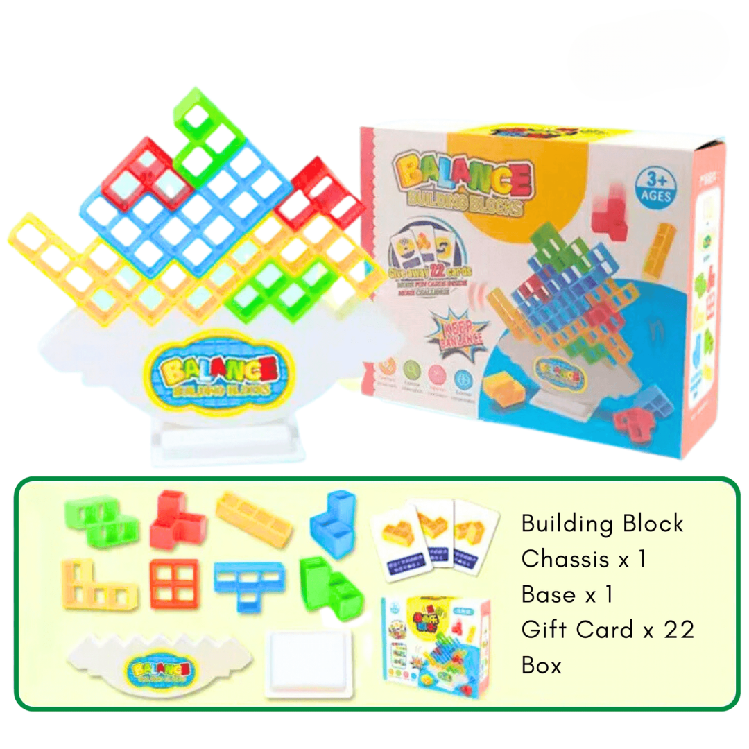 Tetritopple Wobble Stack Game for Kids and Families | Luxenique