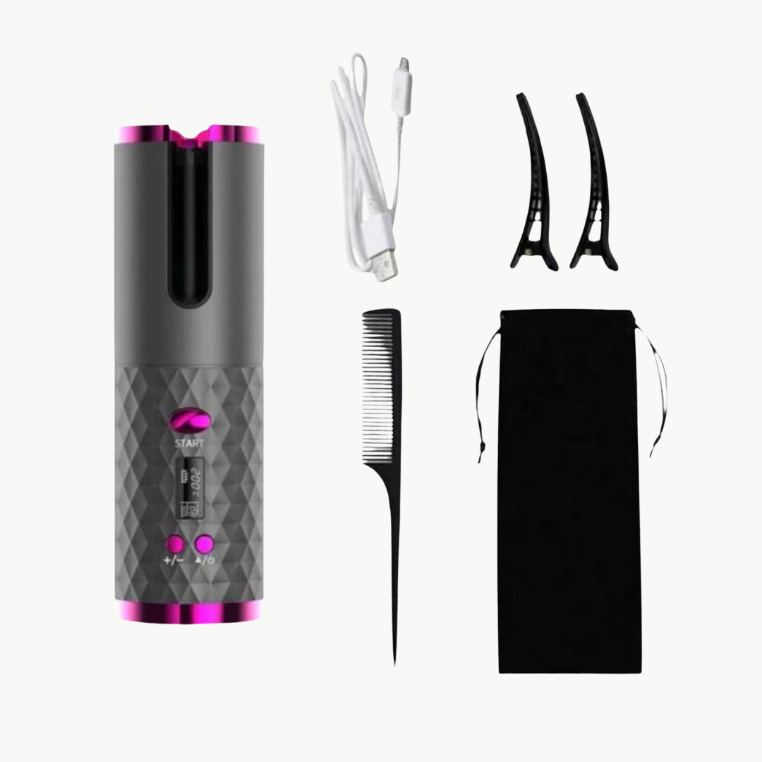 Cordless Automatic Hair Curler | Luxenique