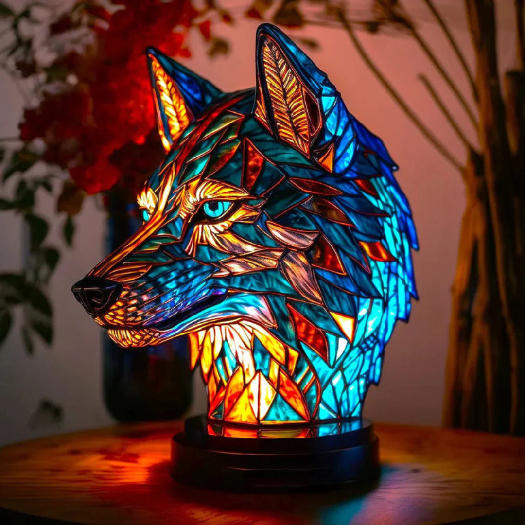 Animal Table Lamp –Stained Glass Style | Luxenique