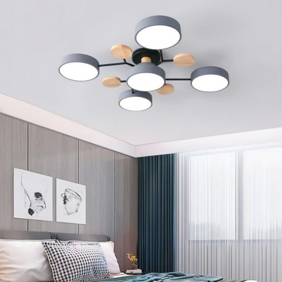 Scandinavian LED Ceiling Light with Branched Design | Luxenique
