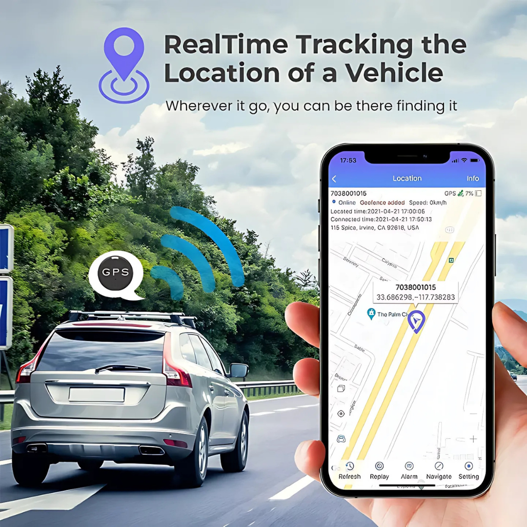 Portable GPS Tracker with Magnetic Attachment and Mobile App | Luxenique
