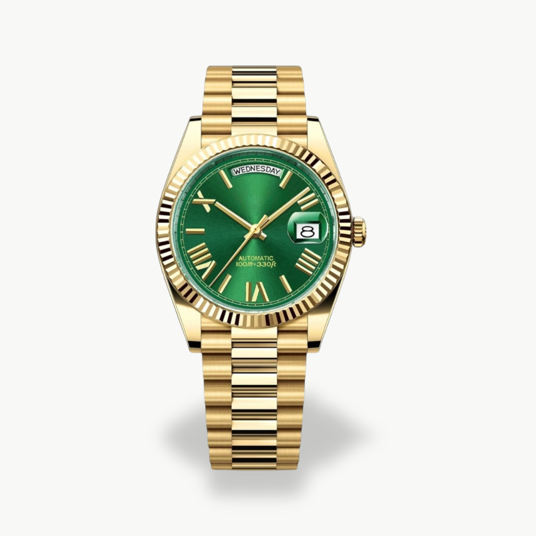 Men's Automatic Watch with Metal Band