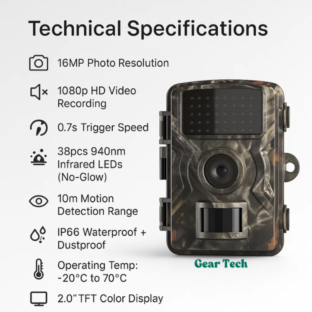 Outdoor Wildlife Camera with Night Vision | Luxenique