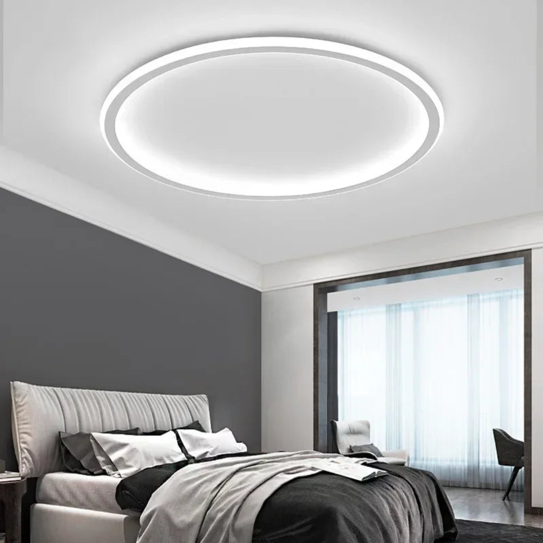 Scandinavian LED Ceiling Light – Dimmable, Warm White | Luxenique