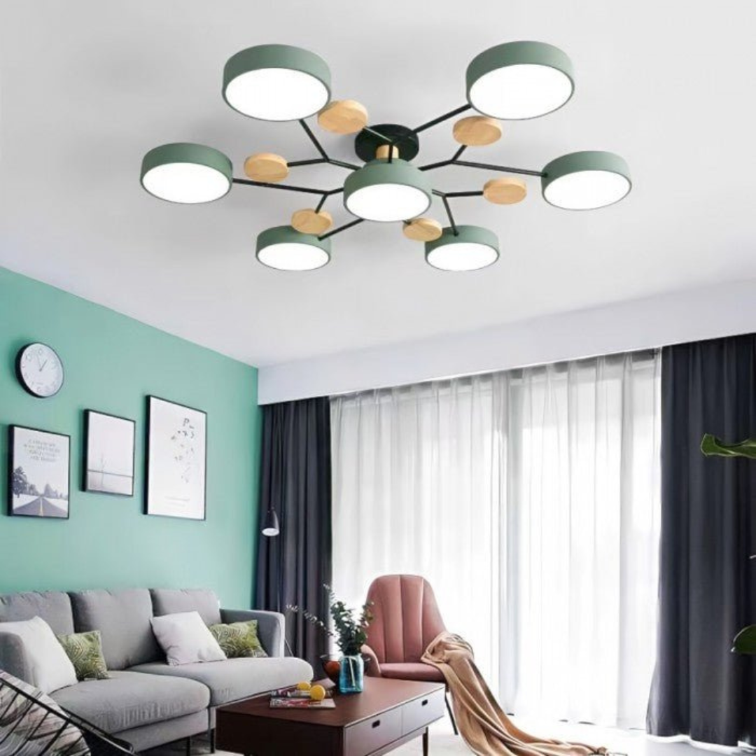 Scandinavian LED Ceiling Light with Branched Design | Luxenique