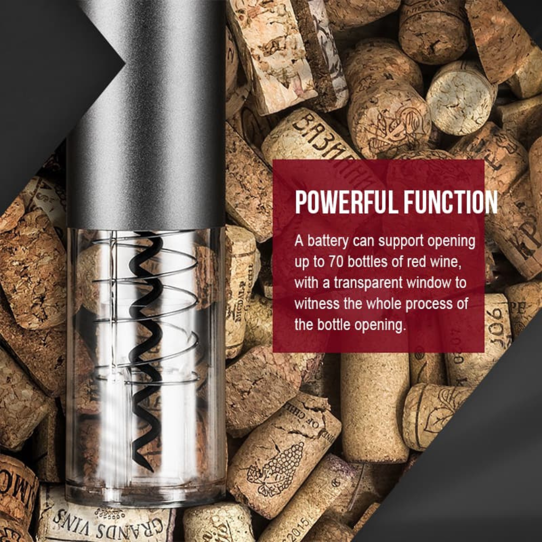 Electric Wine Opener with One-Touch Operation | Luxenique