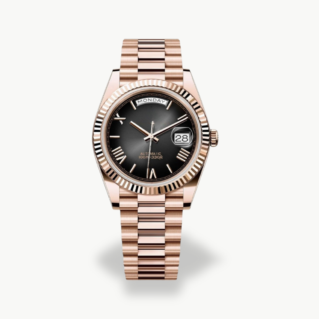 Men's Automatic Watch with Metal Band