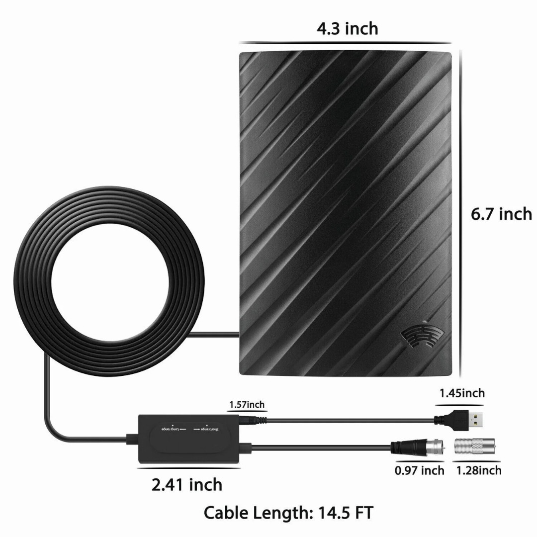 HDTV Antenna with 600-Mile Reception Range | Luxenique