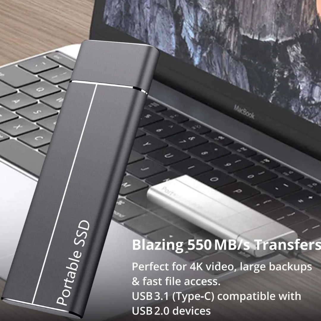 Portable External SSD with USB 3.0 and Type-C Interface | Luxenique
