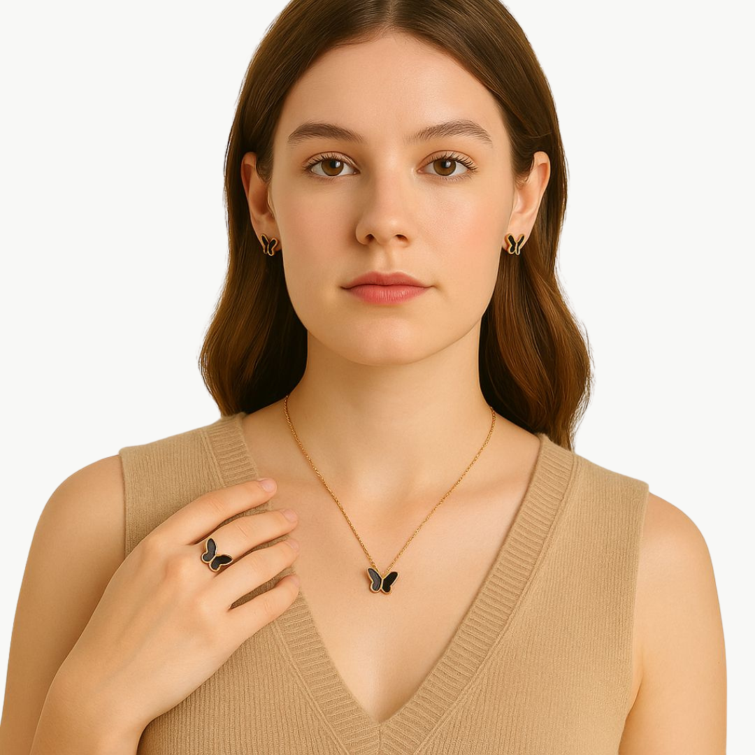 Butterfly Jewelry Set | Luxenique