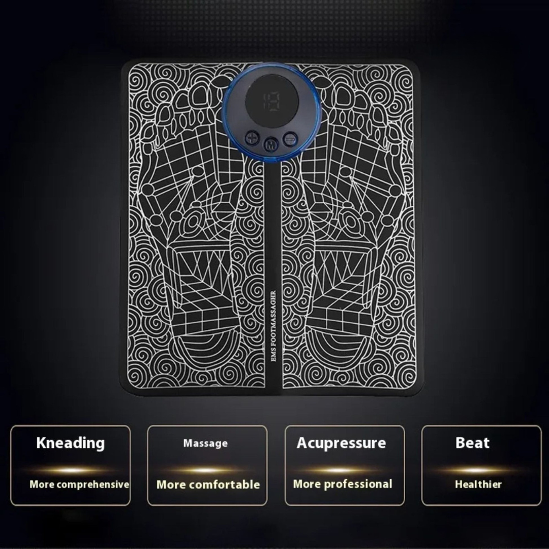 Rechargeable Electric Foot Massager with Acupressure Pad | Luxenique