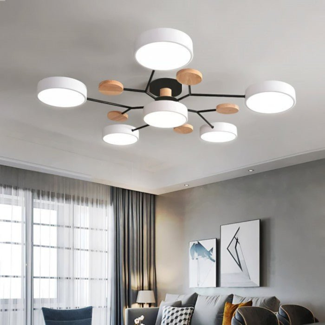 Scandinavian LED Ceiling Light with Branched Design | Luxenique