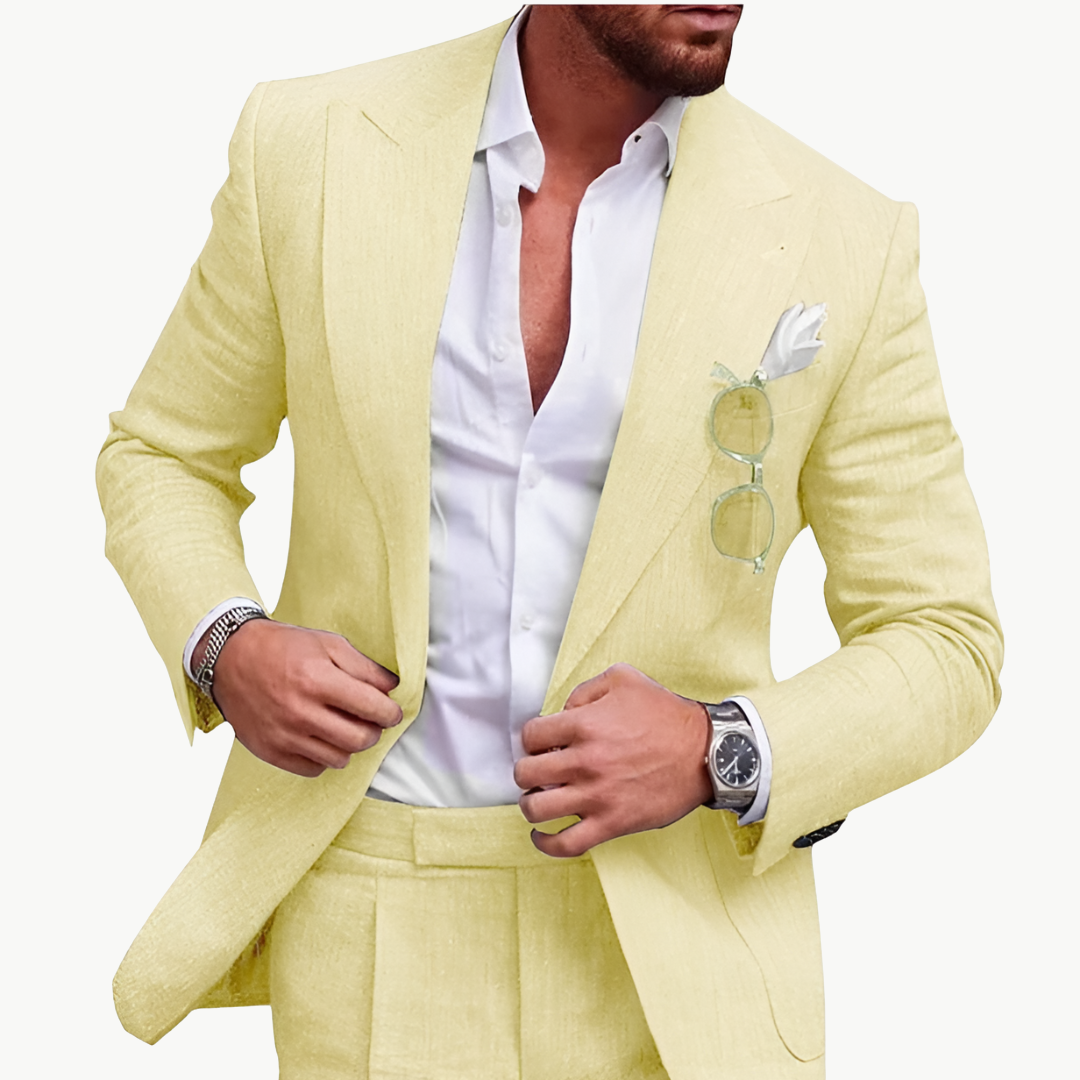 Linen Suit for Men | Luxenique