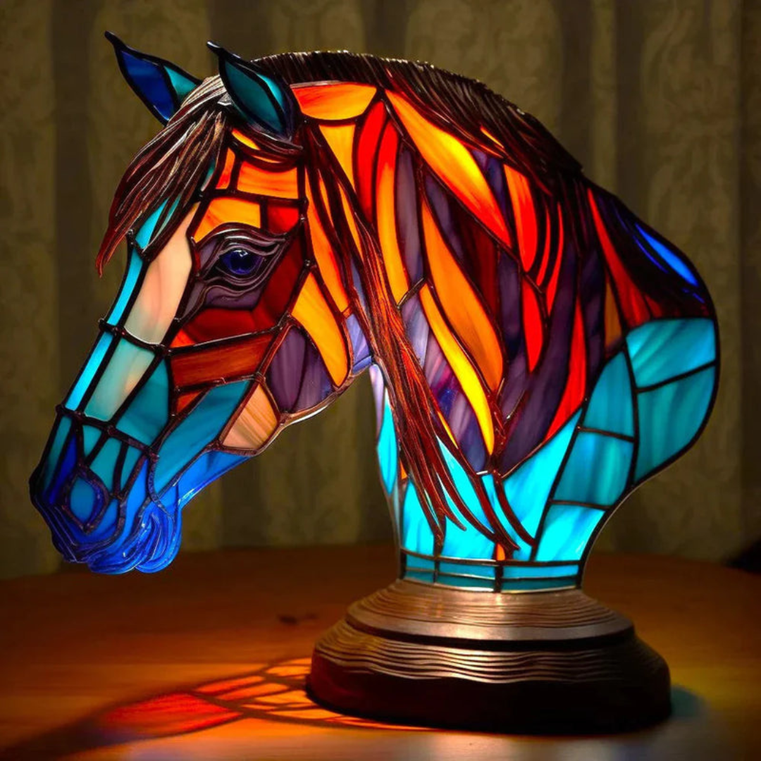 Animal Table Lamp –Stained Glass Style | Luxenique