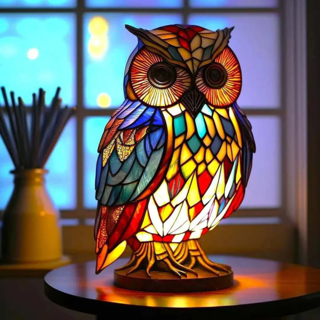 Animal Table Lamp –Stained Glass Style | Luxenique