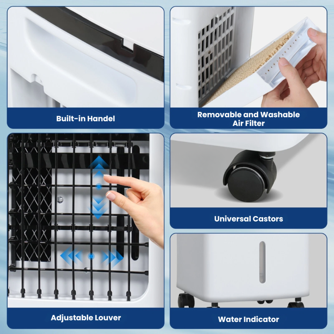Portable Air Cooler with Remote Control and 4L Tank | Luxenique