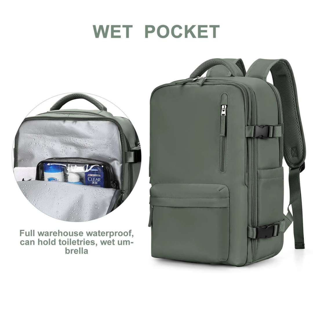 Waterproof Travel Backpack with USB Charger | Luxenique