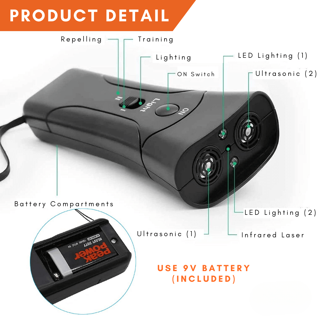 Dog Bark Stopper Ultrasonic Device | Luxenique