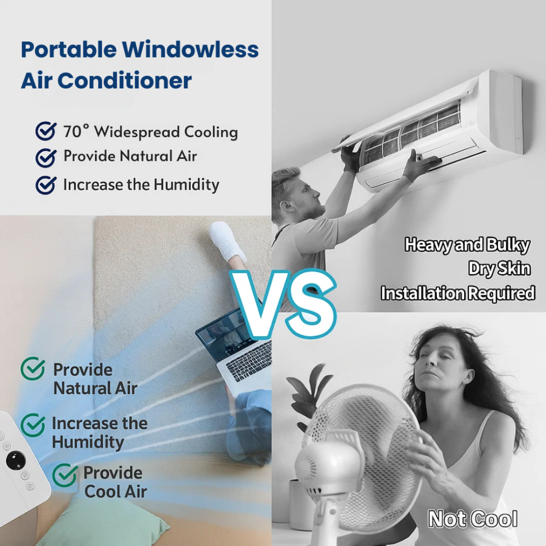 Portable Air Cooler with Remote Control and 4L Tank | Luxenique