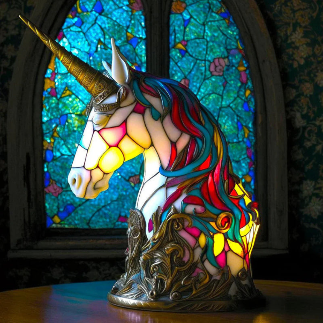 Animal Table Lamp –Stained Glass Style | Luxenique