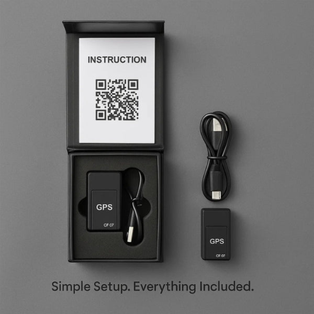 Portable GPS Locator with Magnetic Attachment and SMS Tracking | Luxenique