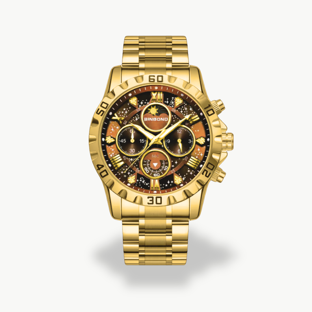 Men's Luxury Chronograph Watch - Stainless Steel | Luxenique