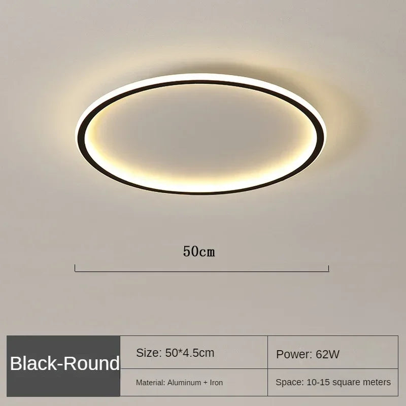 Scandinavian LED Ceiling Light – Dimmable, Warm White | Luxenique