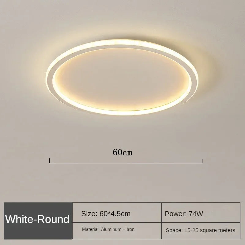 Scandinavian LED Ceiling Light – Dimmable, Warm White | Luxenique