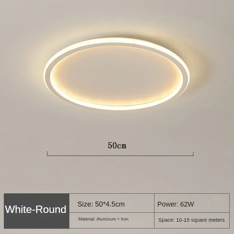 Scandinavian LED Ceiling Light – Dimmable, Warm White | Luxenique