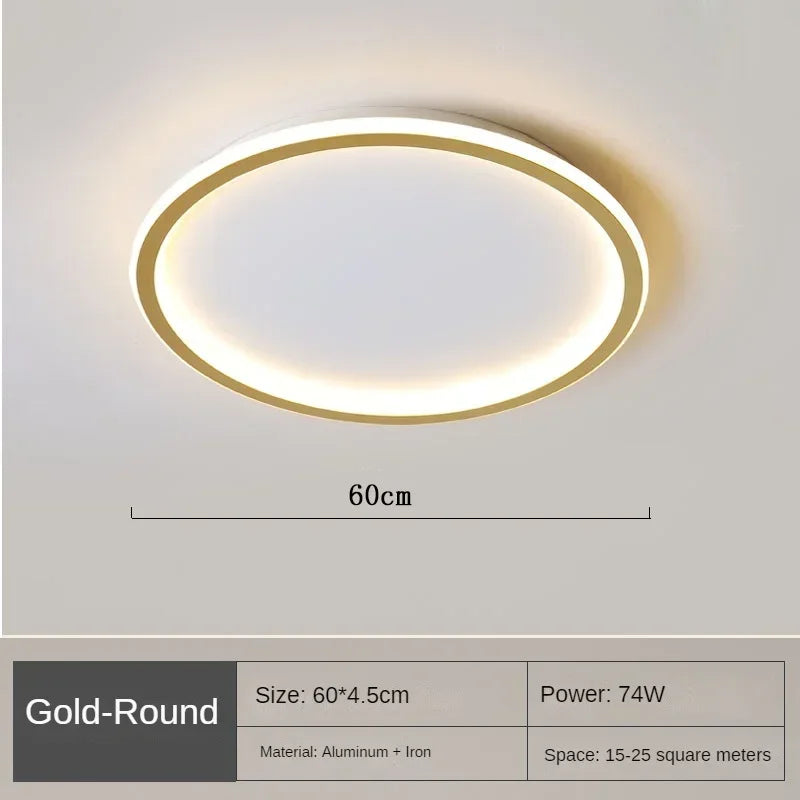 Scandinavian LED Ceiling Light – Dimmable, Warm White | Luxenique