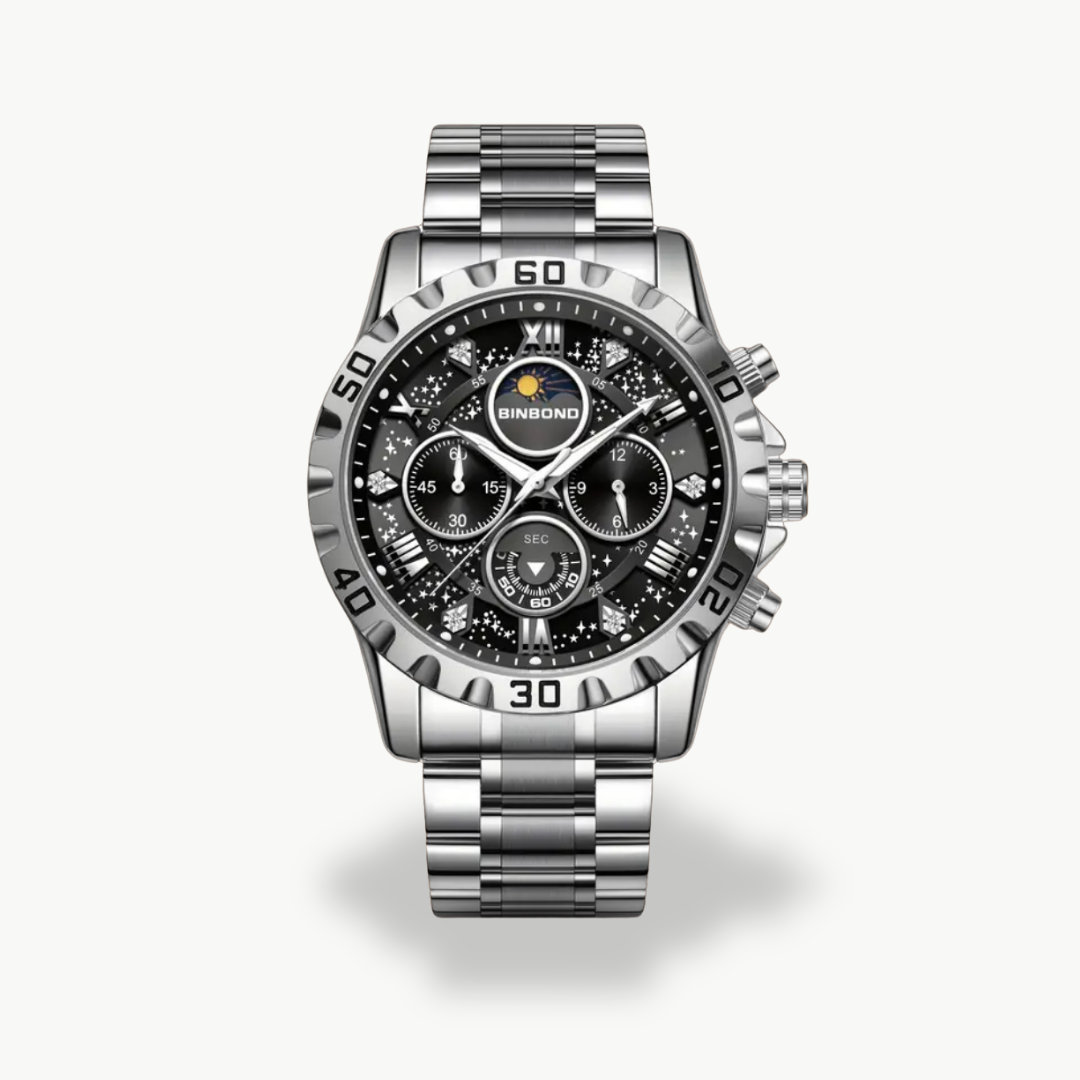 Men's Luxury Chronograph Watch - Stainless Steel | Luxenique