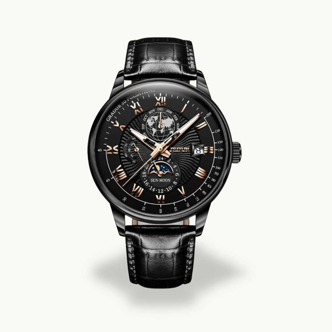 Men's Luxury Sun-Moon Watch | Luxenique