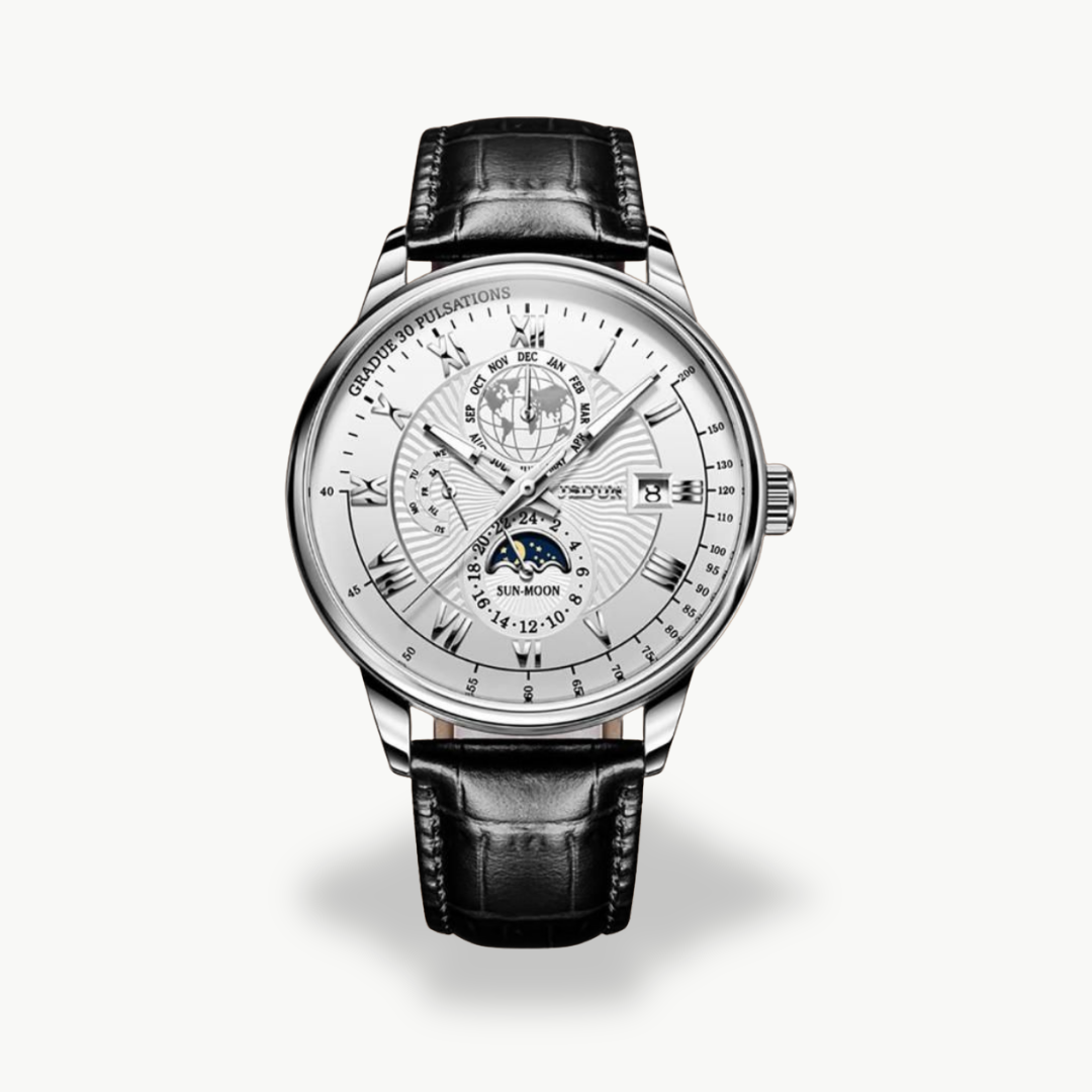 Men's Luxury Sun-Moon Watch | Luxenique