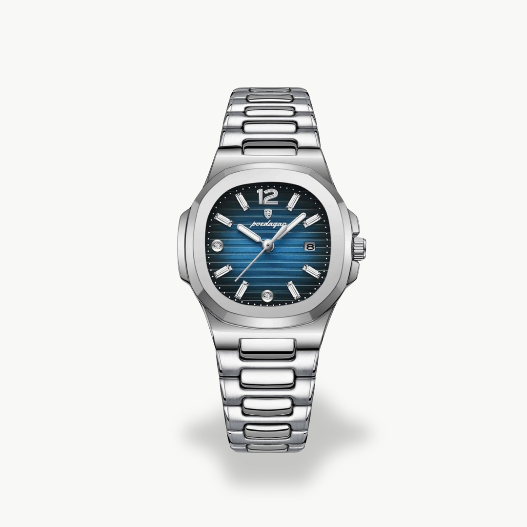 Men's Silver Band Watch | Luxenique