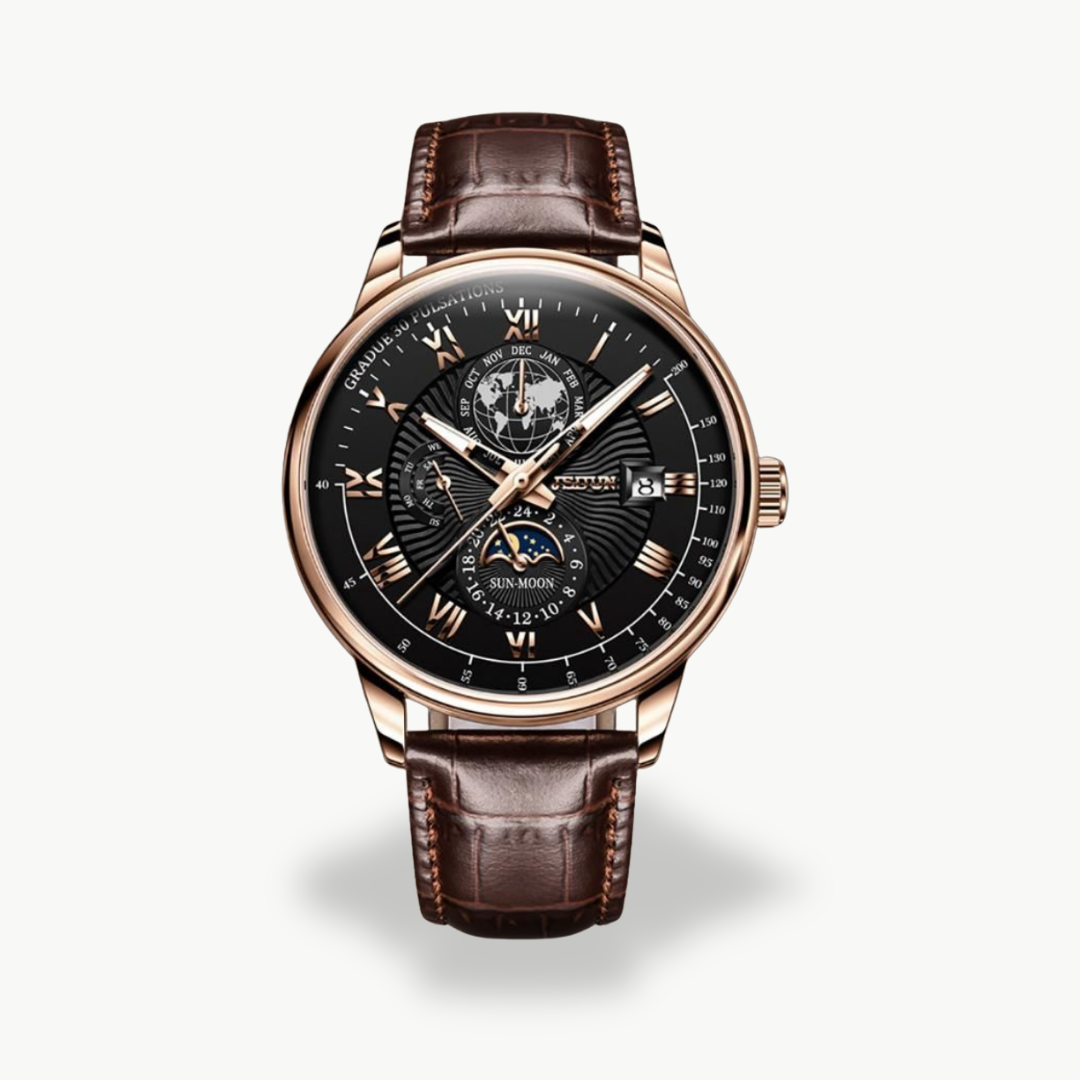 Men's Luxury Sun-Moon Watch | Luxenique