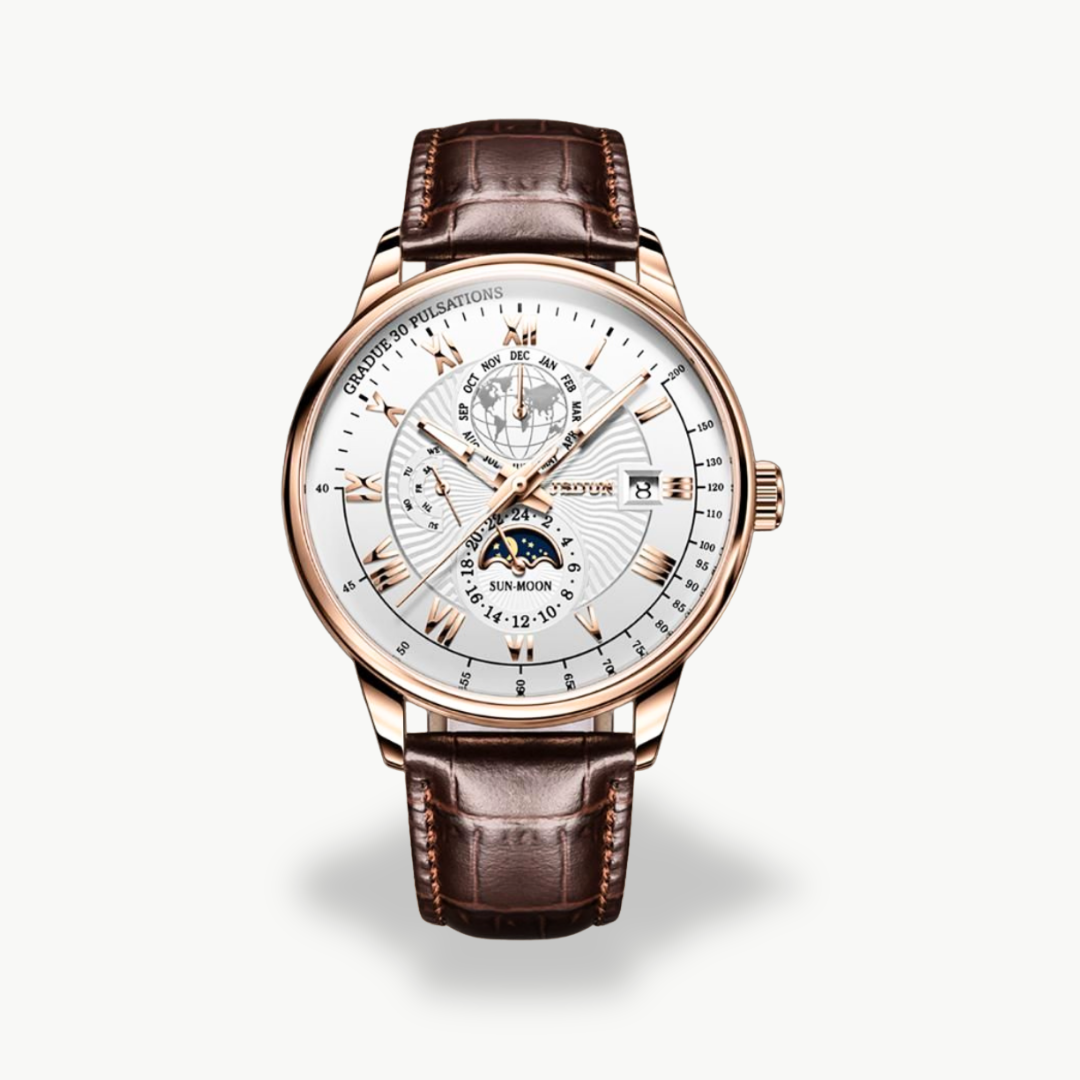 Men's Luxury Sun-Moon Watch | Luxenique