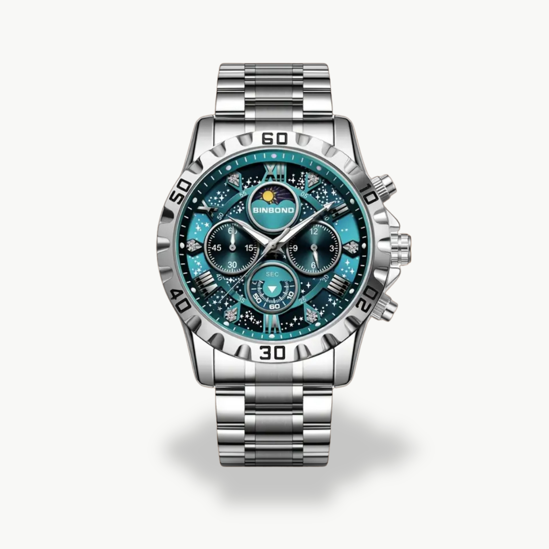 Men's Luxury Chronograph Watch - Stainless Steel | Luxenique
